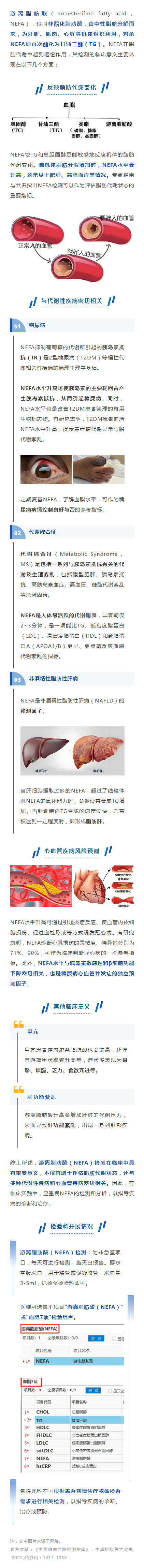 医学科普｜游离脂肪酸（NEFA）——脂肪代谢与疾病预警的重要指标.png